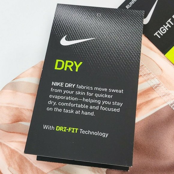 Nike Dry Leggings Women's Tight Crop Length Running Training Sport DD2291-133 - Picture 10 of 12